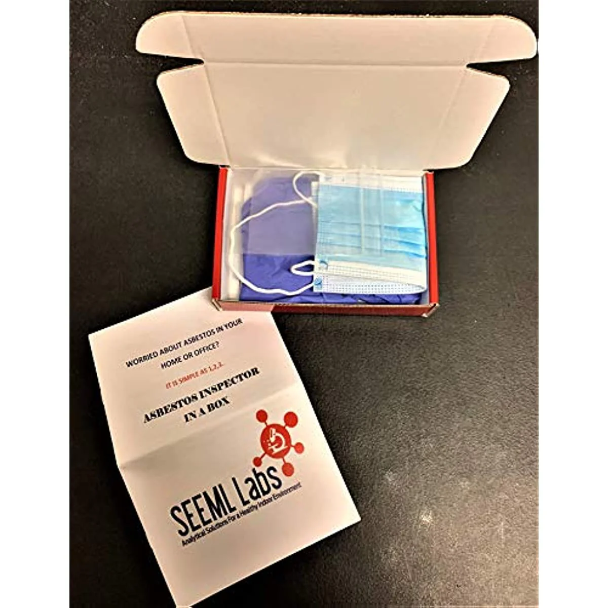 Asbestos Inspector in a Box (2-3 Day Results) NVLAP Accredited lab Analysis Included