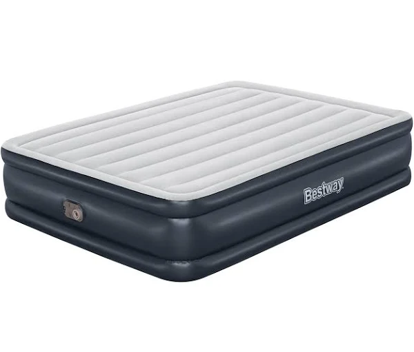 Bestway 18 inch Tritech Air Mattress Queen with Built-in Pump