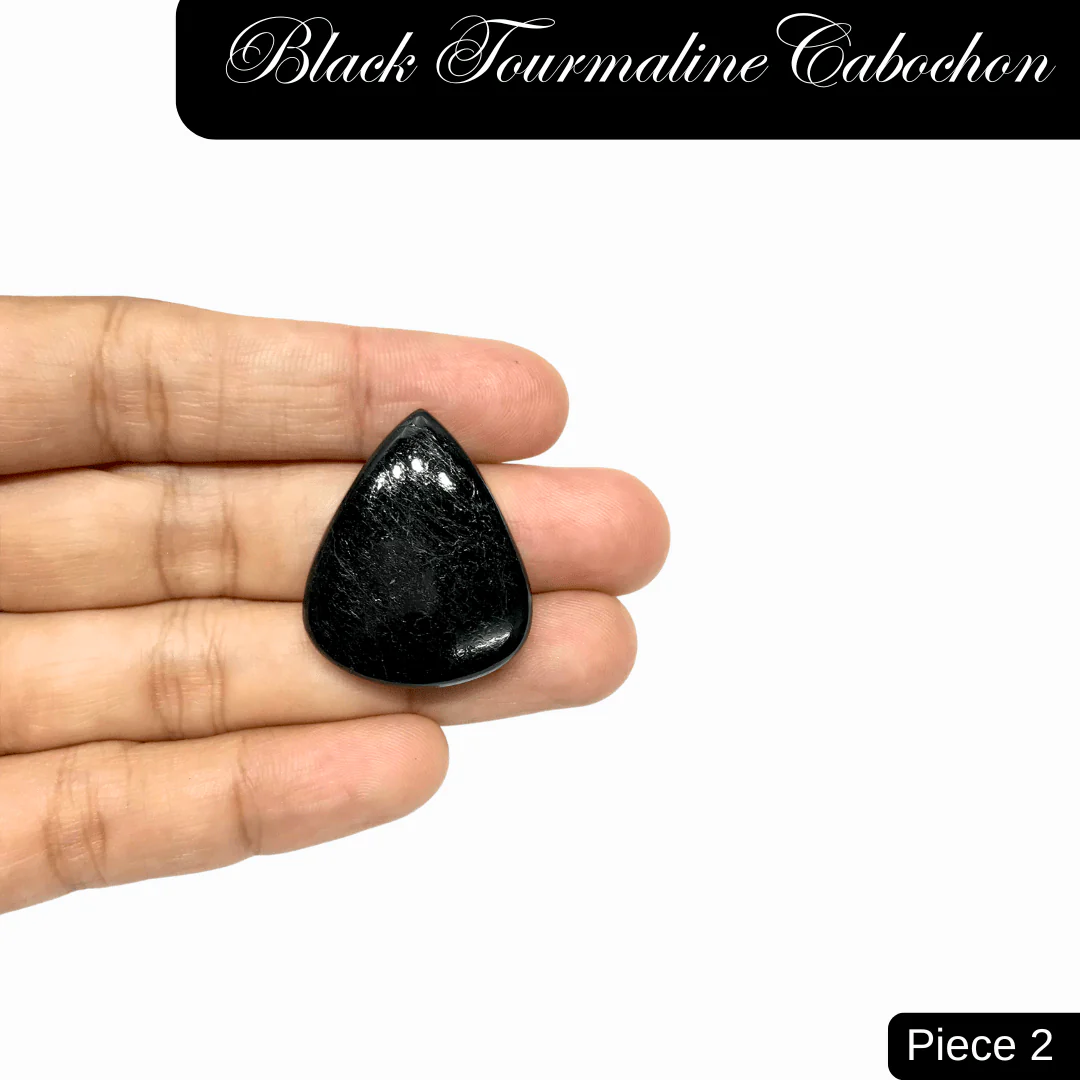 Black Tourmaline Cabochons