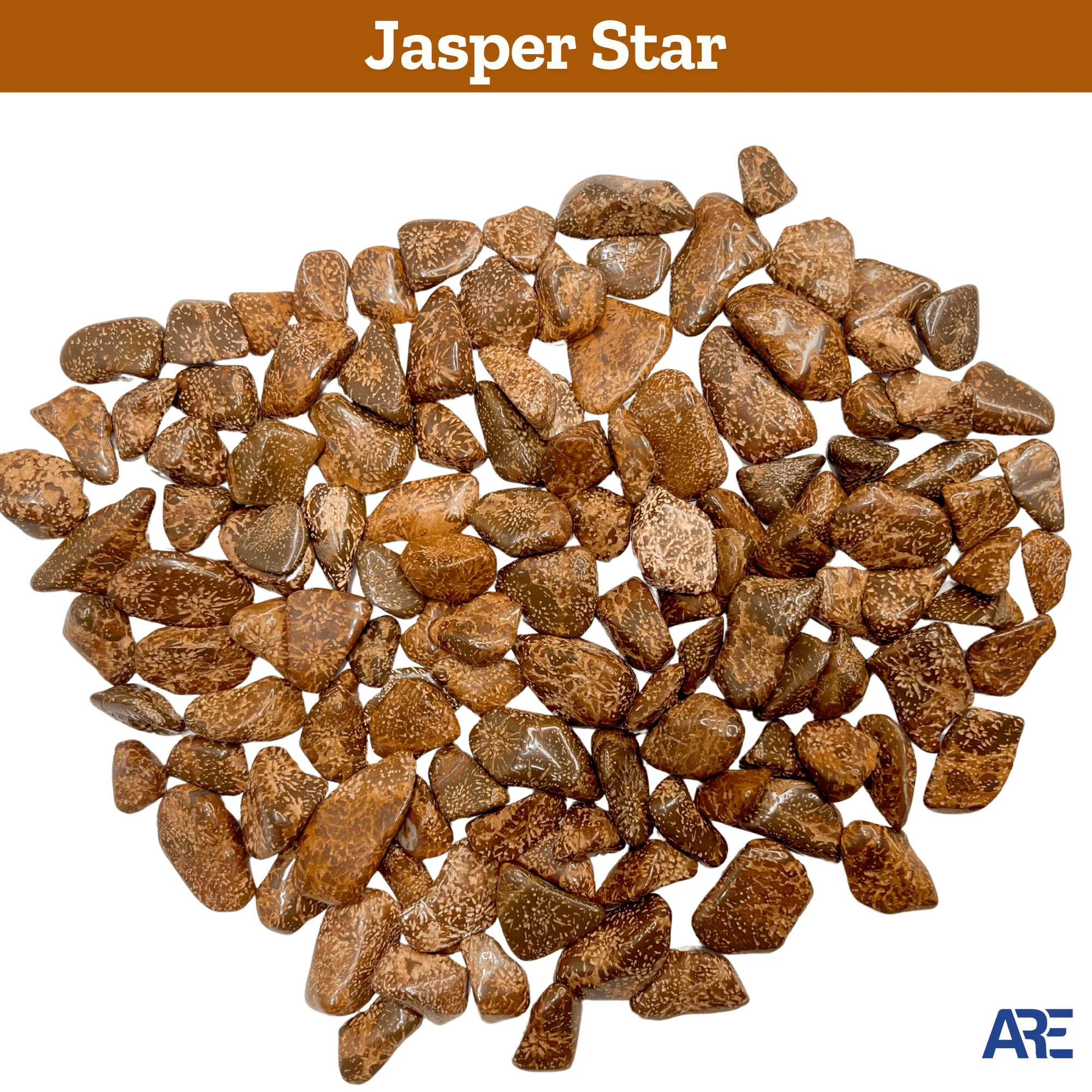 Jasper Star Tumbled Stone