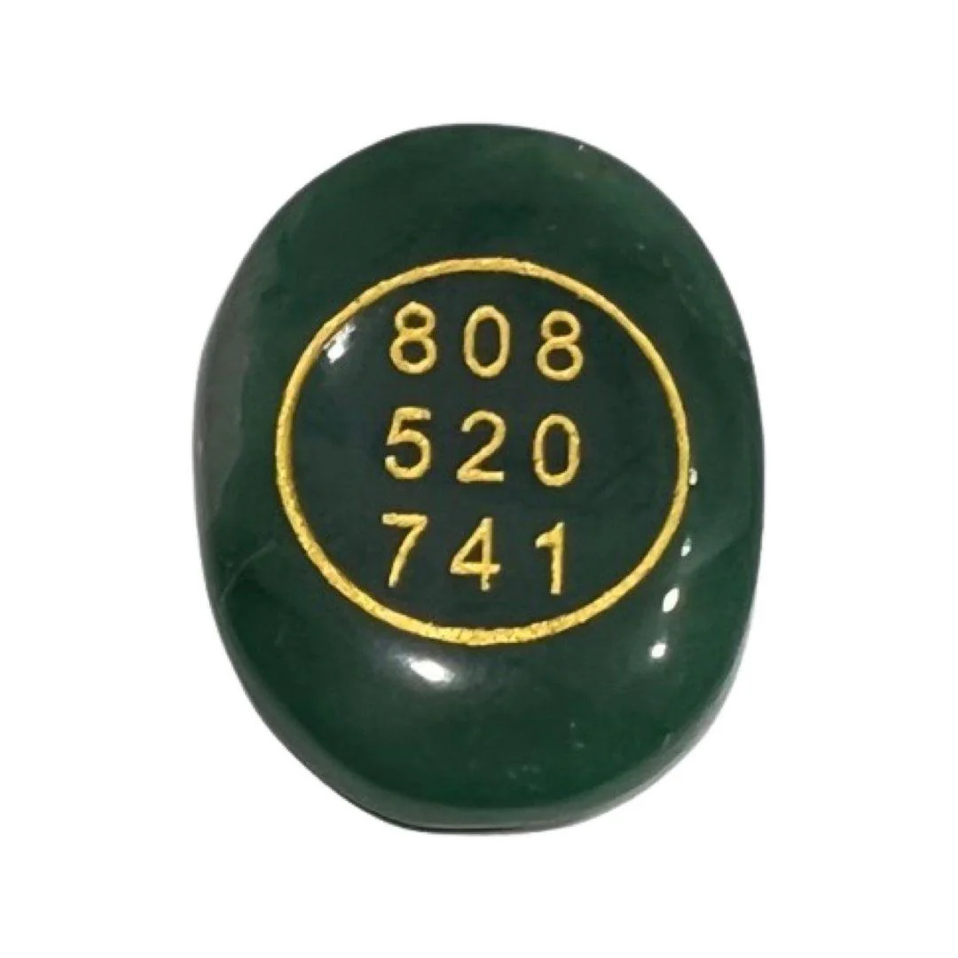 Zibu Coin Green Aventurine