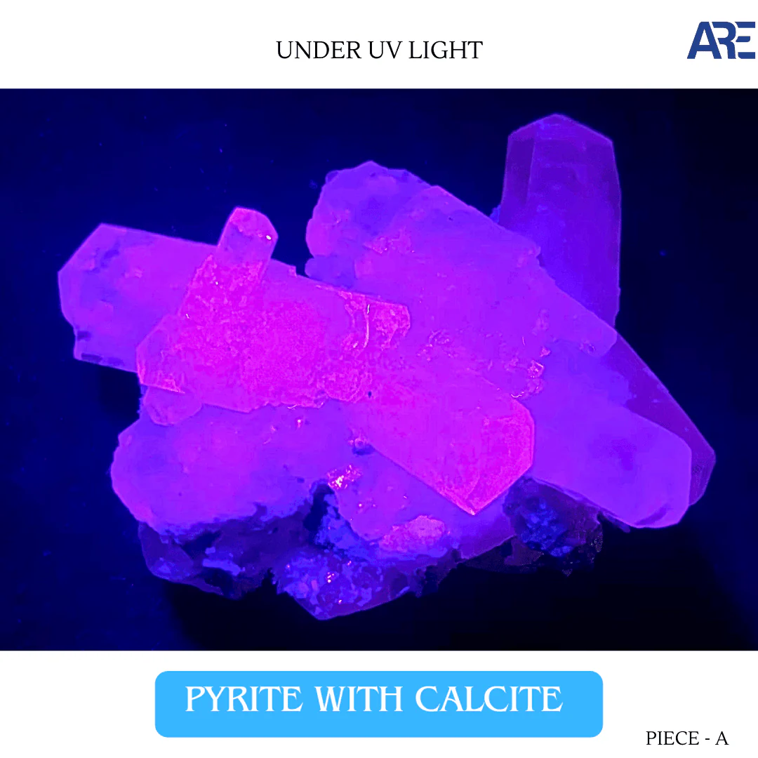 Pyrite With Calcite Piece A in India - Aeora Rocks