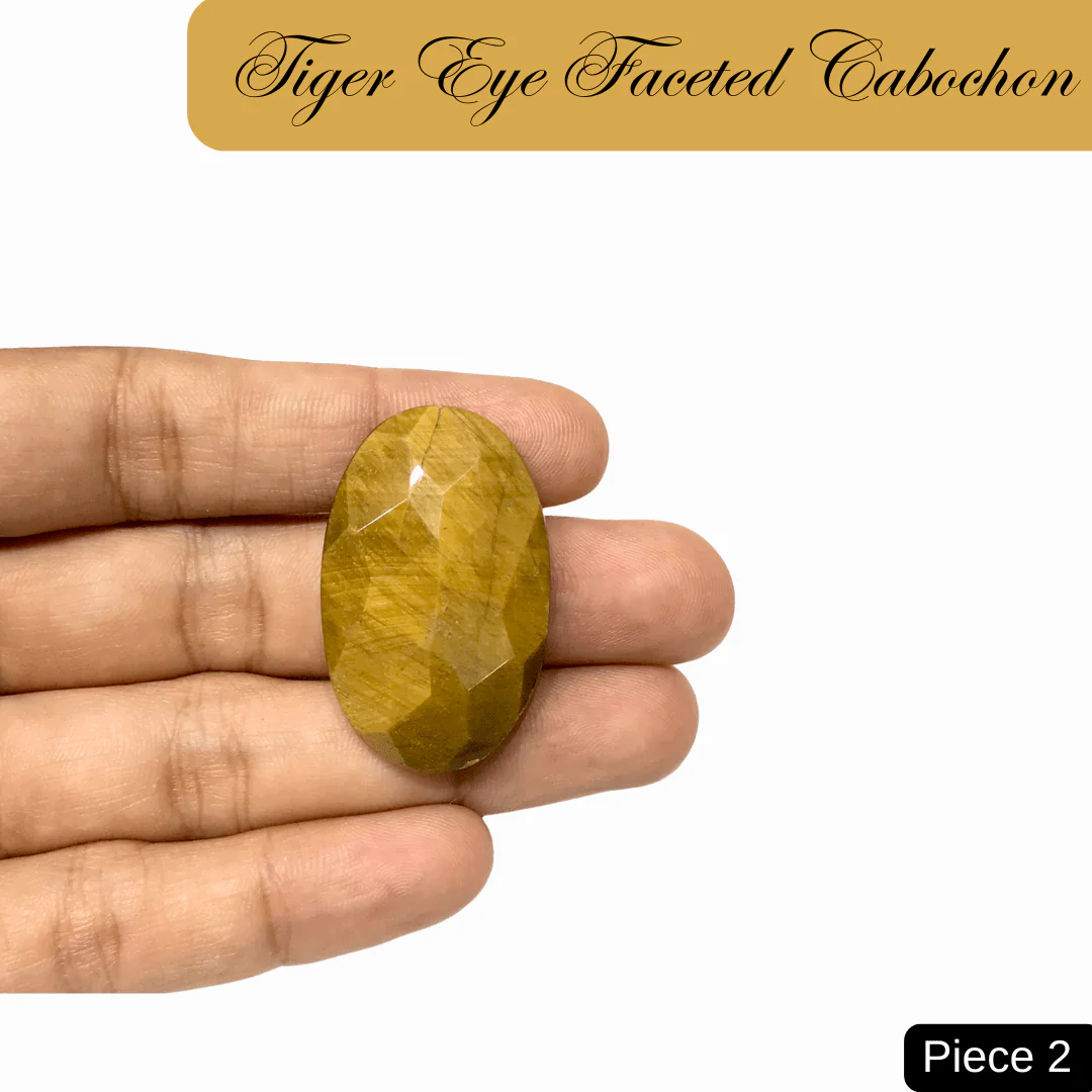 Faceted Tiger Eye Cabochons