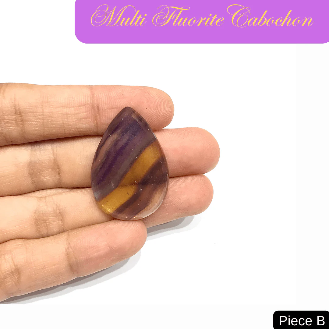Multi Fluorite Cabochons