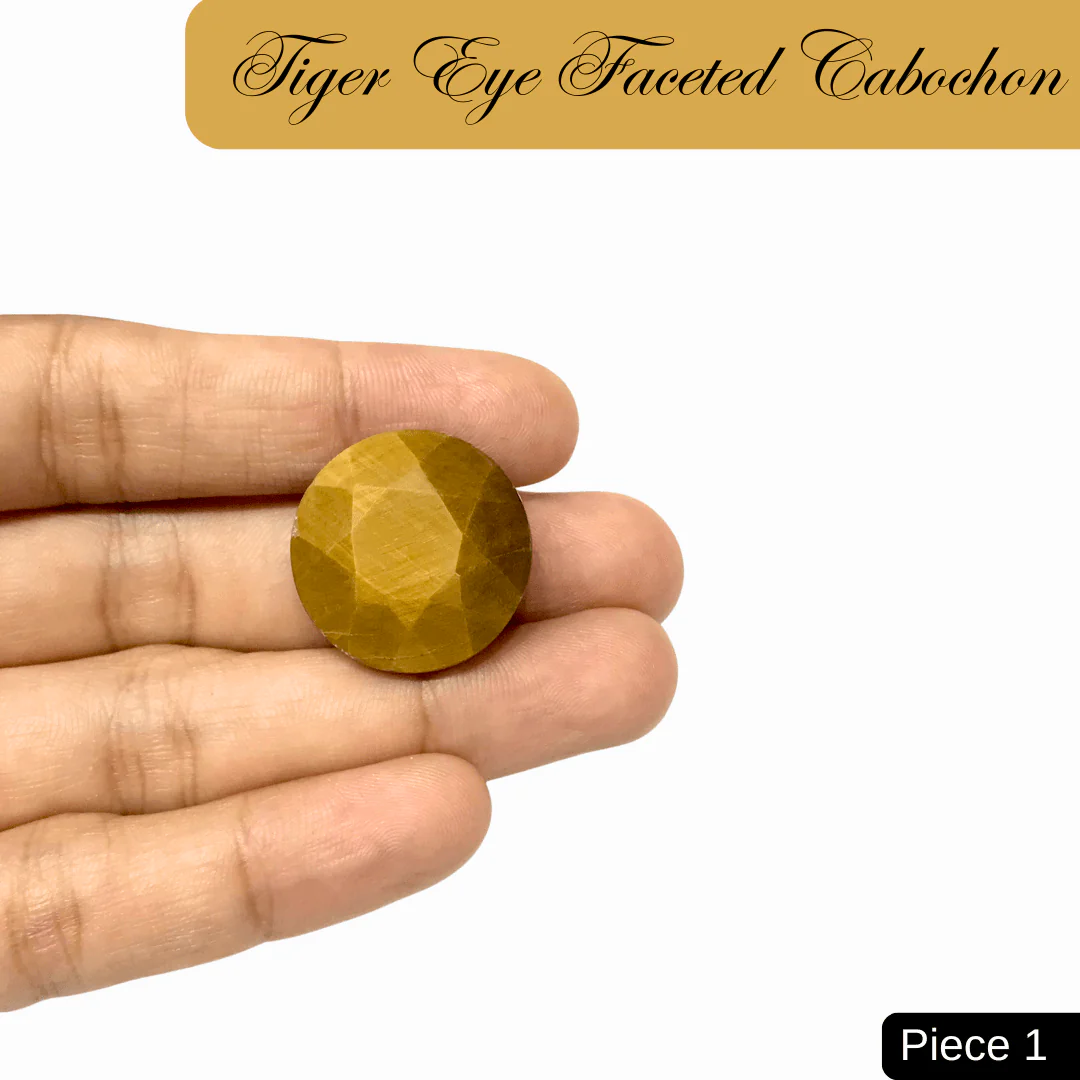 Faceted Tiger Eye Cabochons