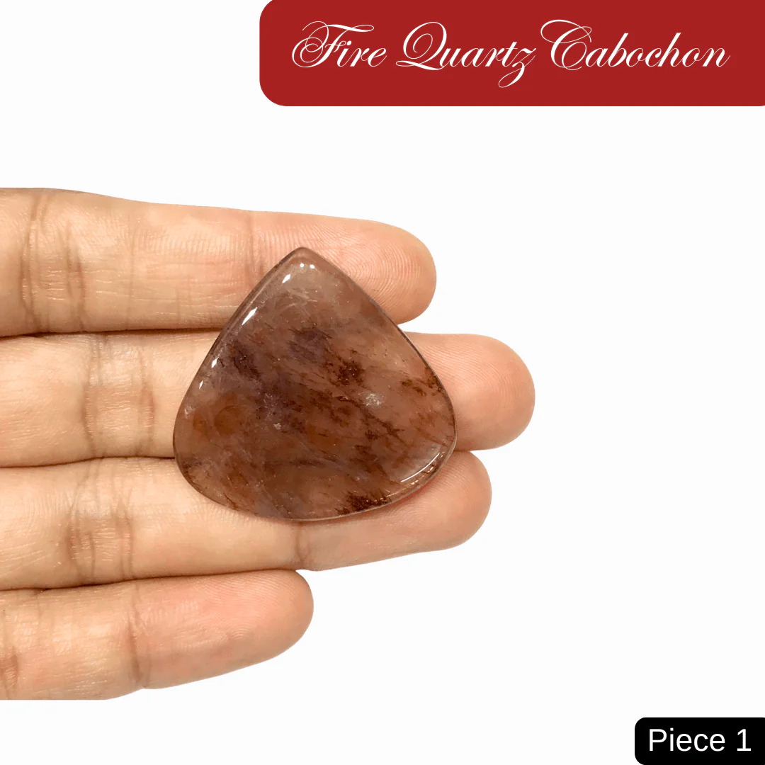 Fire Quartz Cabochons