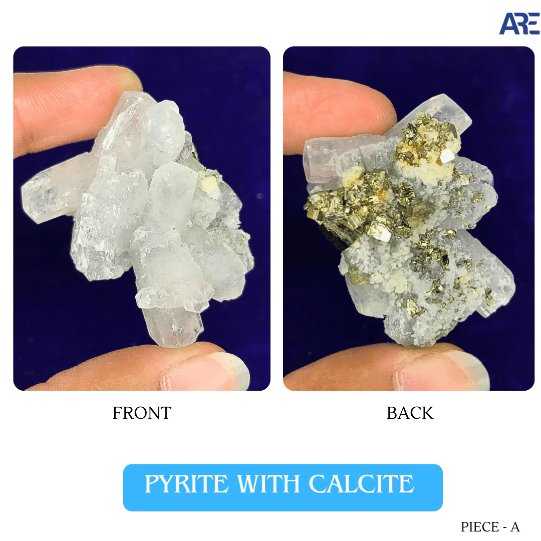 Pyrite With Calcite Piece A in India - Aeora Rocks