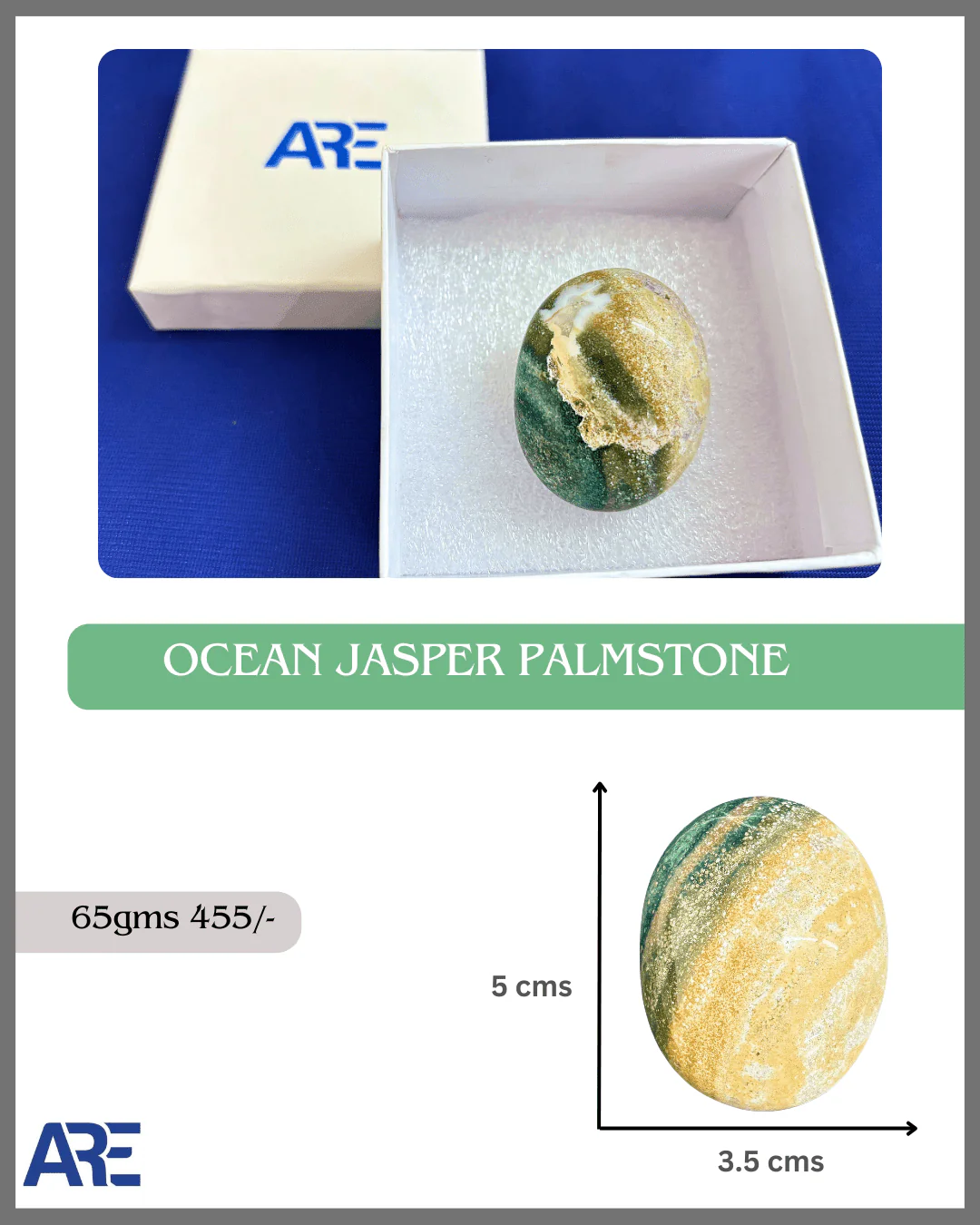 Ocean Jasper Palmstone