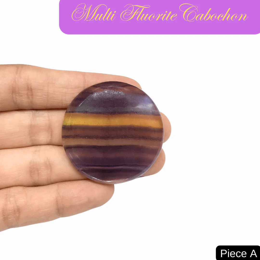 Multi Fluorite Cabochons