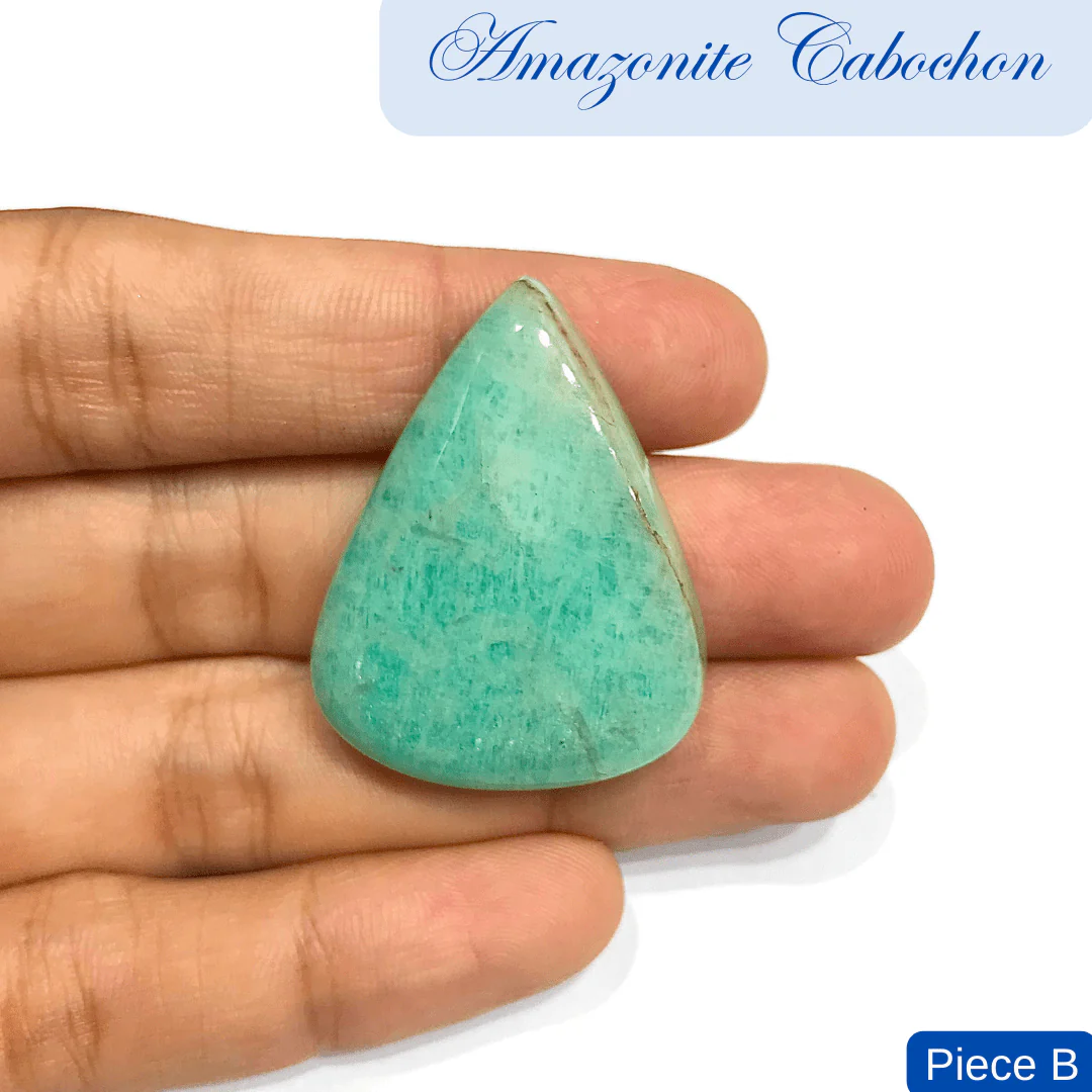 Amazonite Cabochons in India -Aeora Rocks