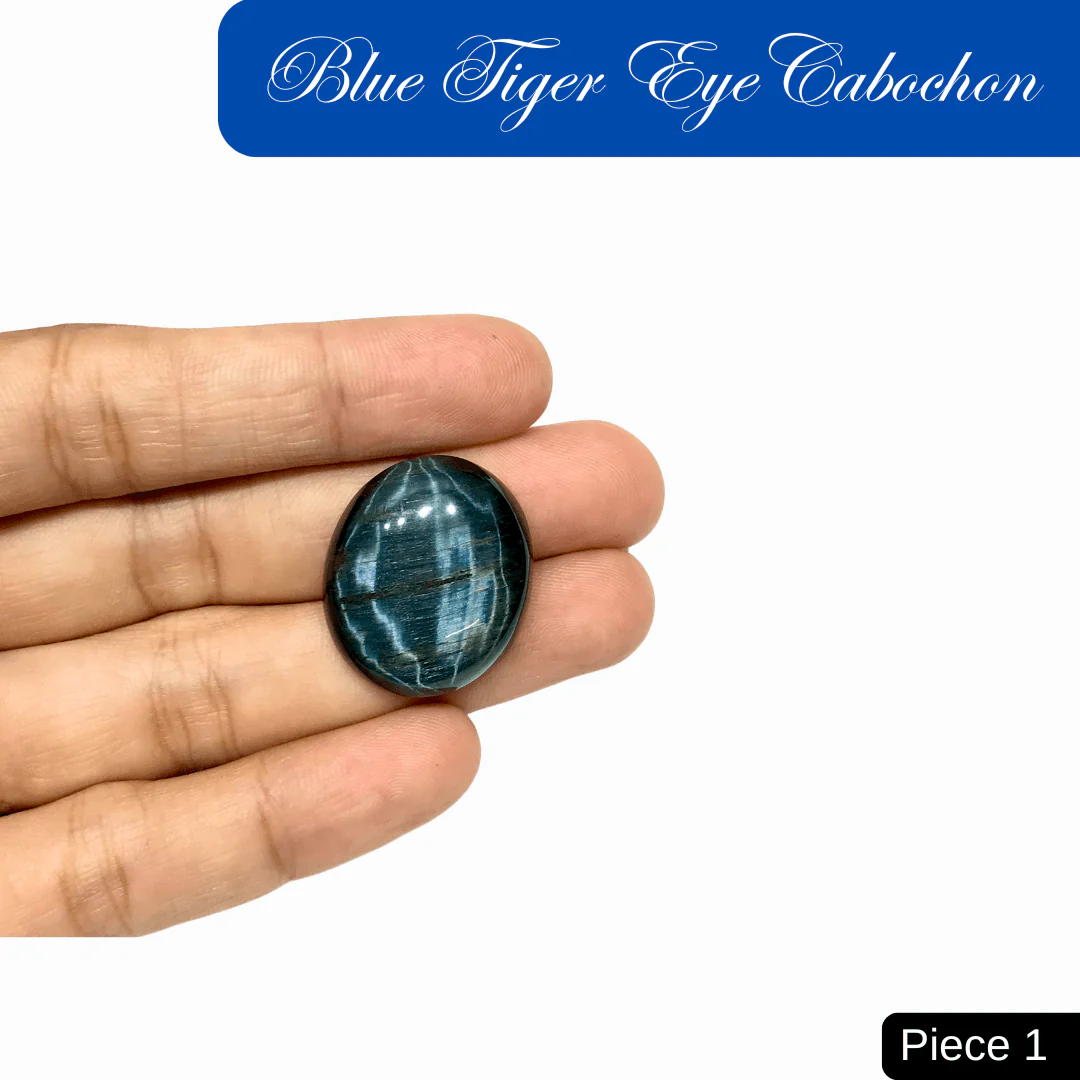 Blue Tiger Eye Cabochons
