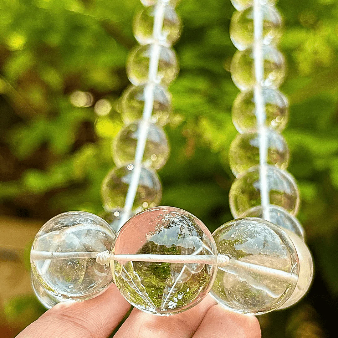 Himalayan Quartz 16-20mm Japa Mala
