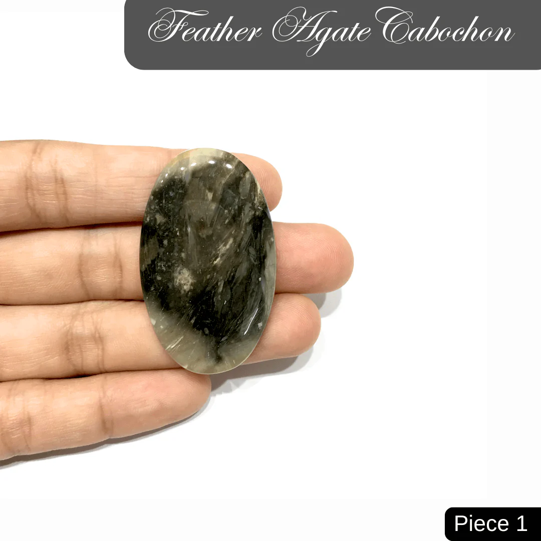 Feather Agate Cabochons