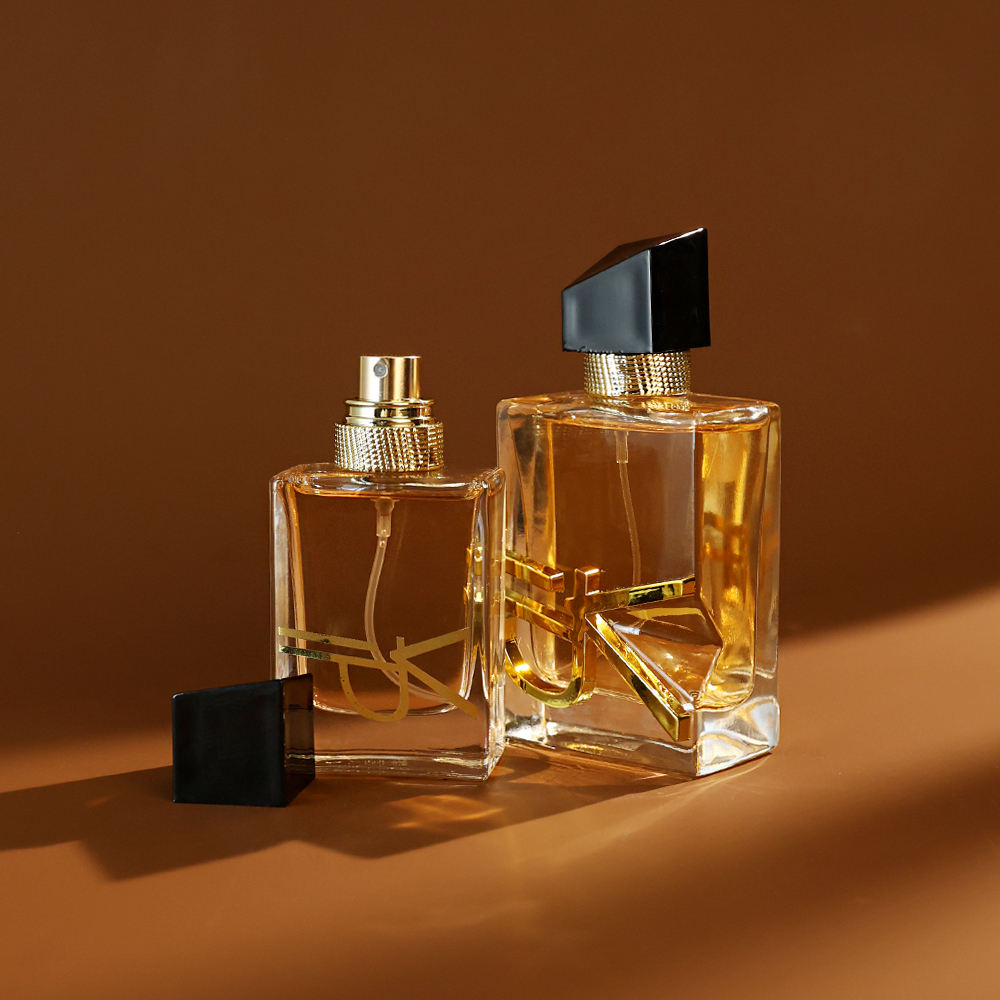 Luxury Cylinder Perfume Botol 30ml 50ml 100ml Heavy Duty Base Empty Glass Fragrance Perfume Spray Bottle