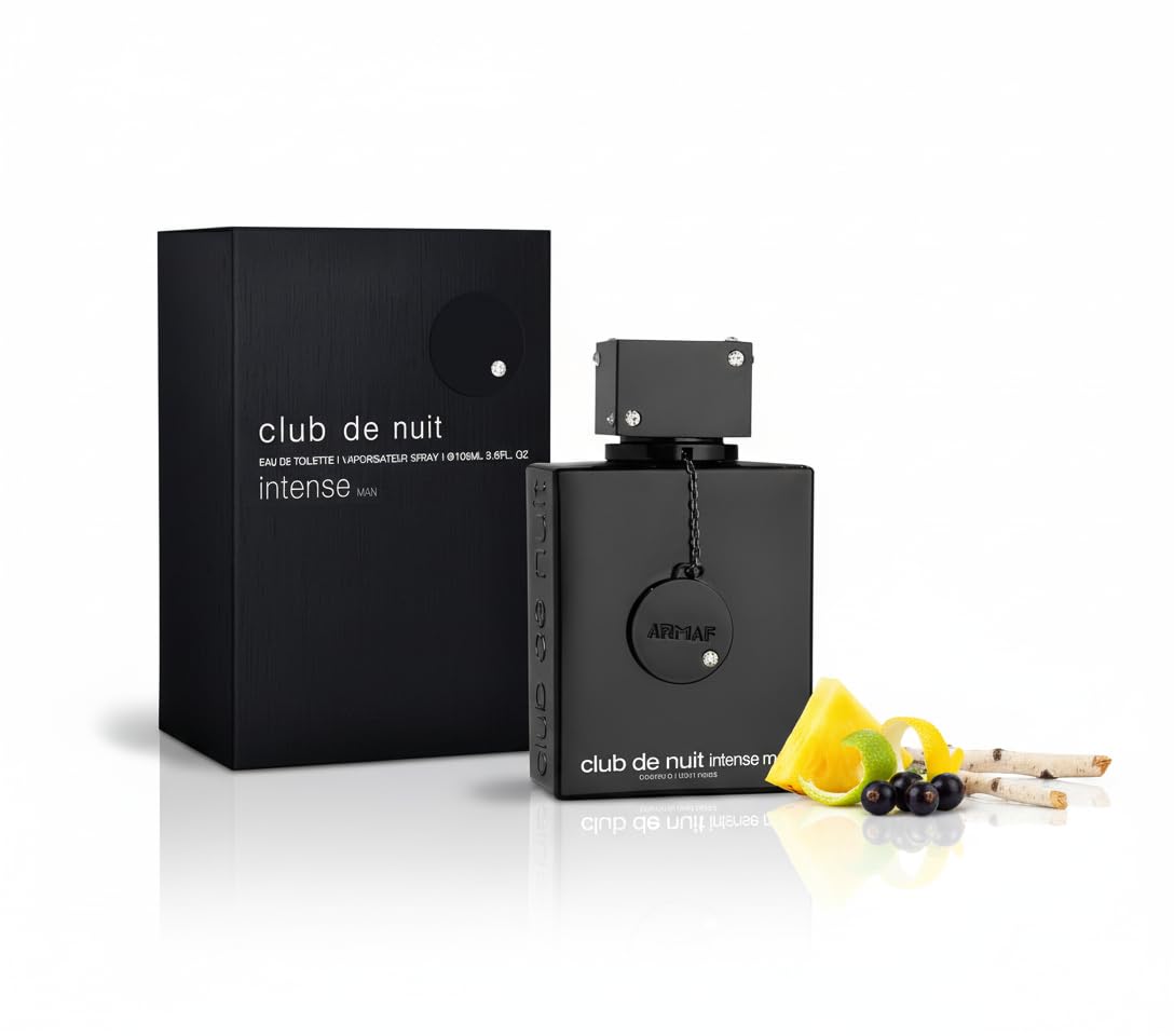 ARMAF club de nuit intense Man EDT men's brand new boxed, black, 3.6 fluid ounces