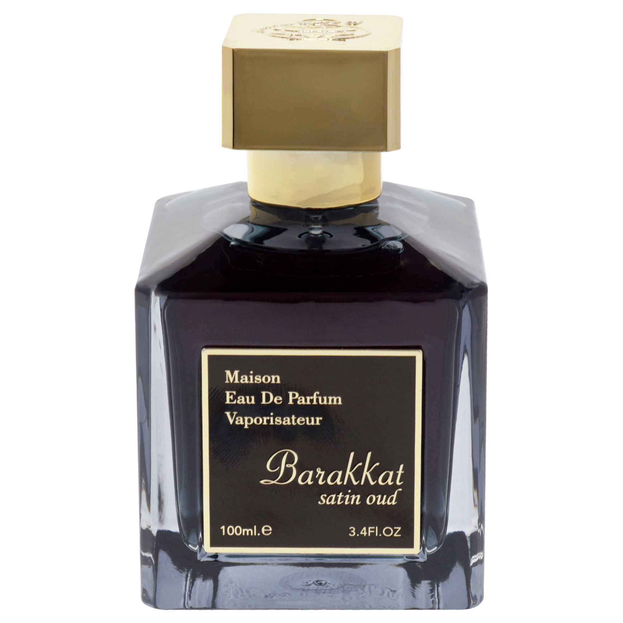 Maison Barakkat Satin Oud by Fragrance World 3.4 oz EDP Spray Unisex Floral and Fruity Oud Parfum