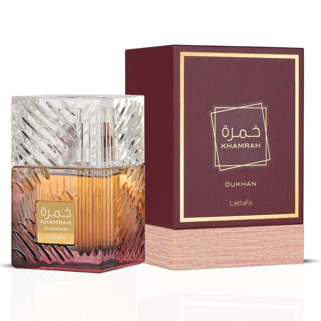 Lattafa Khamrah Dukhan Eau de Toilette Spray, 3.4 oz/100 ml