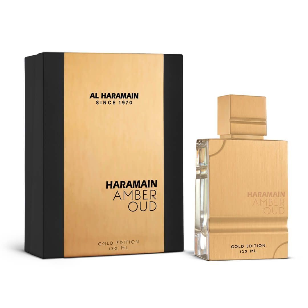 Al Haramain Amber Oud Gold Edition Eau De Parfum Spray 120ml (4 oz) - Unisex Arabian Perfume for Women & Men, Long-Lasting Amber Cologne with Refreshing & Sweet Fragrance