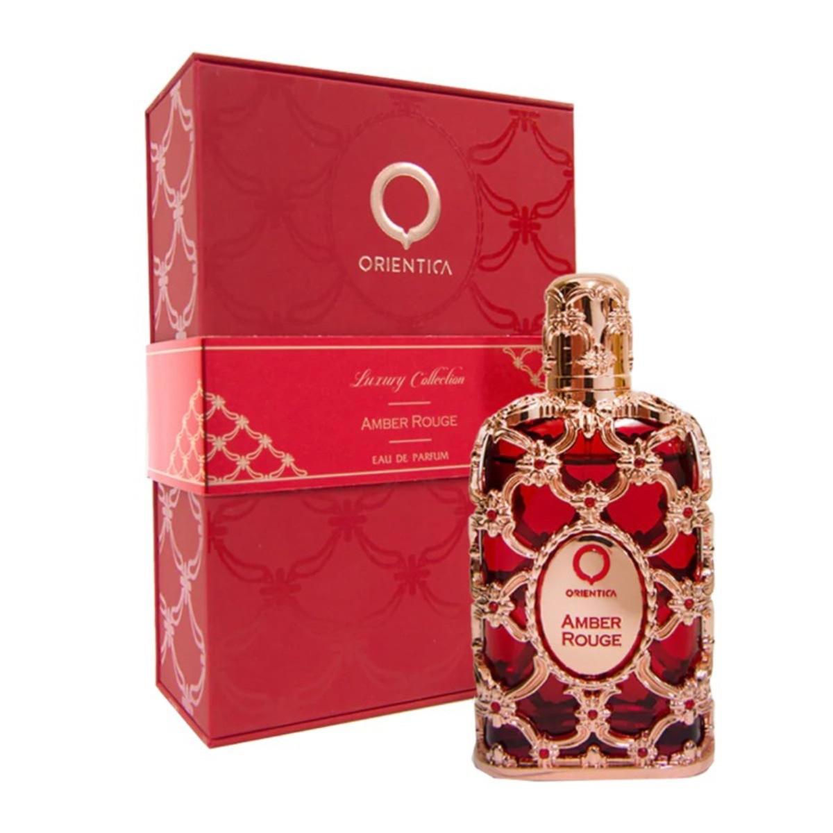 QAHLA Orientica Royal Amber Rouge Cross-Border Floral Oriental Fresh Perfume Spray with Rose Jasmine Fruity Woody Fragrances