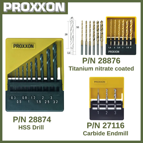 HSS Twist Drill Set With Centering Spike, 6 Pcs.