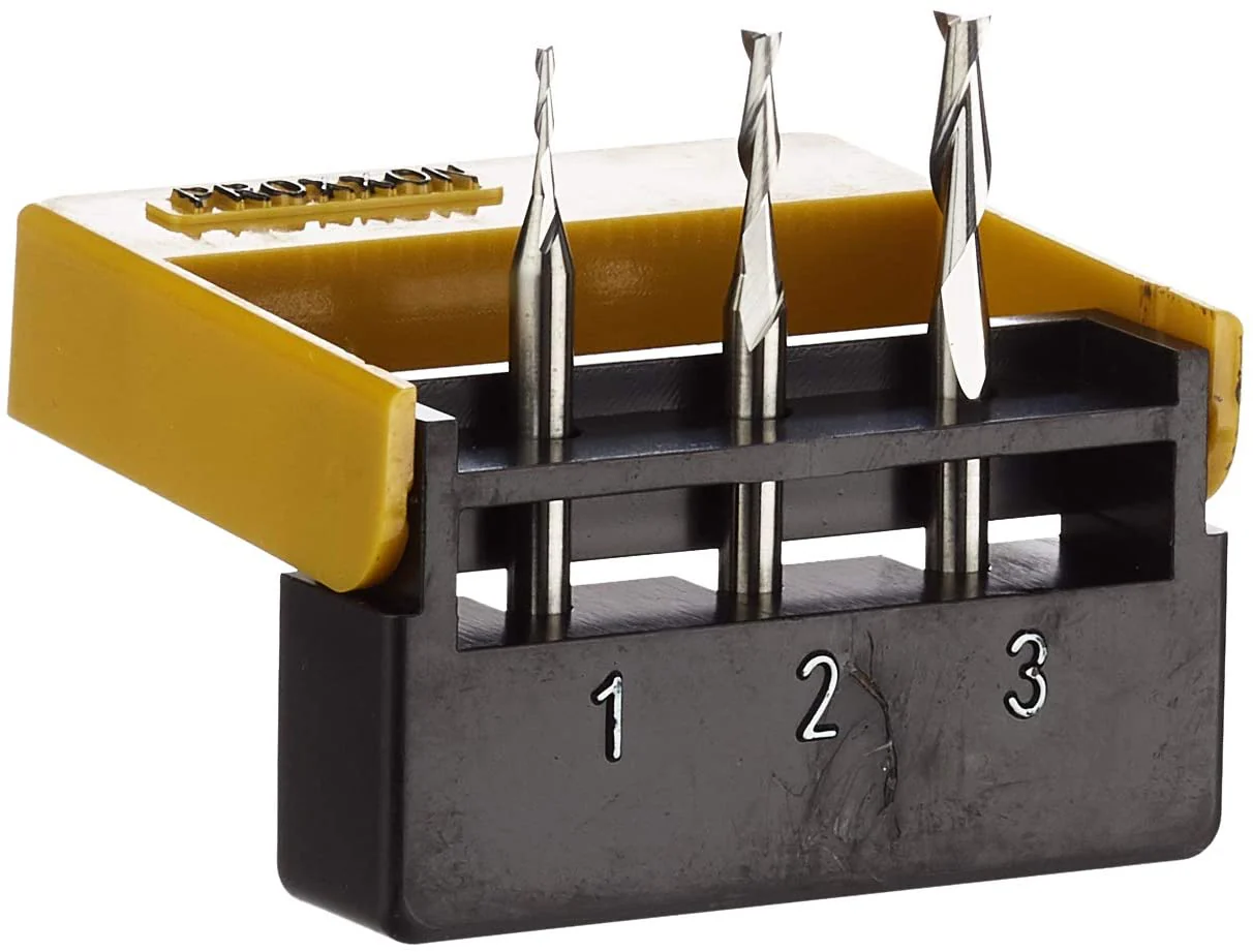 Tungsten milling cutters set