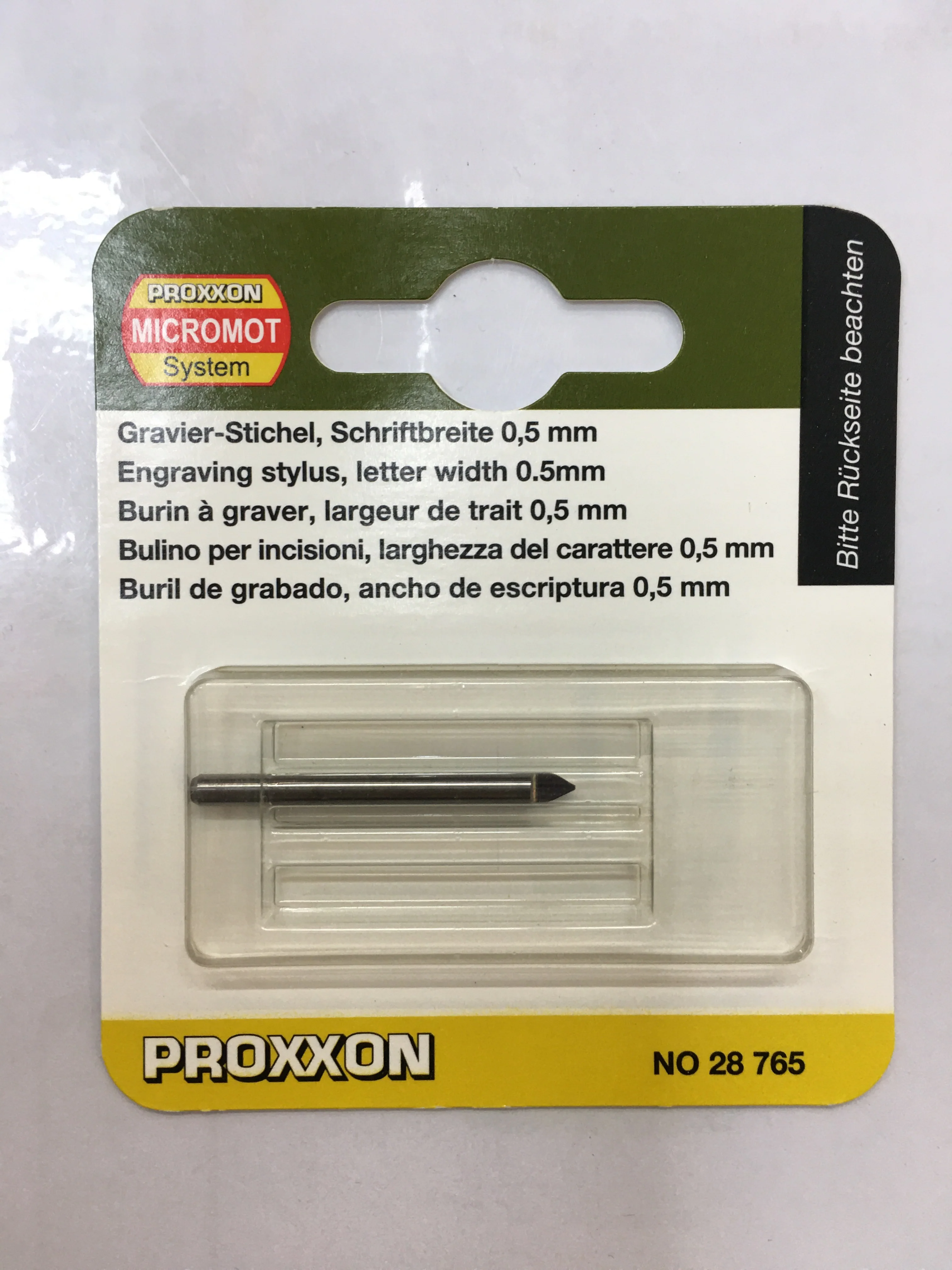 Solid Carbide Engraving Stylus 0.5mm