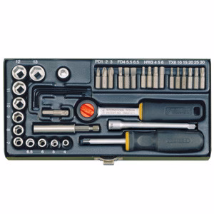 38 piece screwdriver/socket set