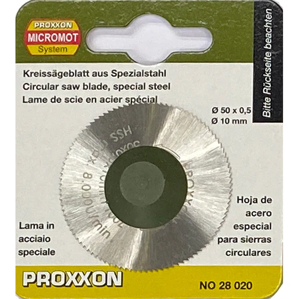 Spring Steel Saw Blade, 50mm Diameter 28020