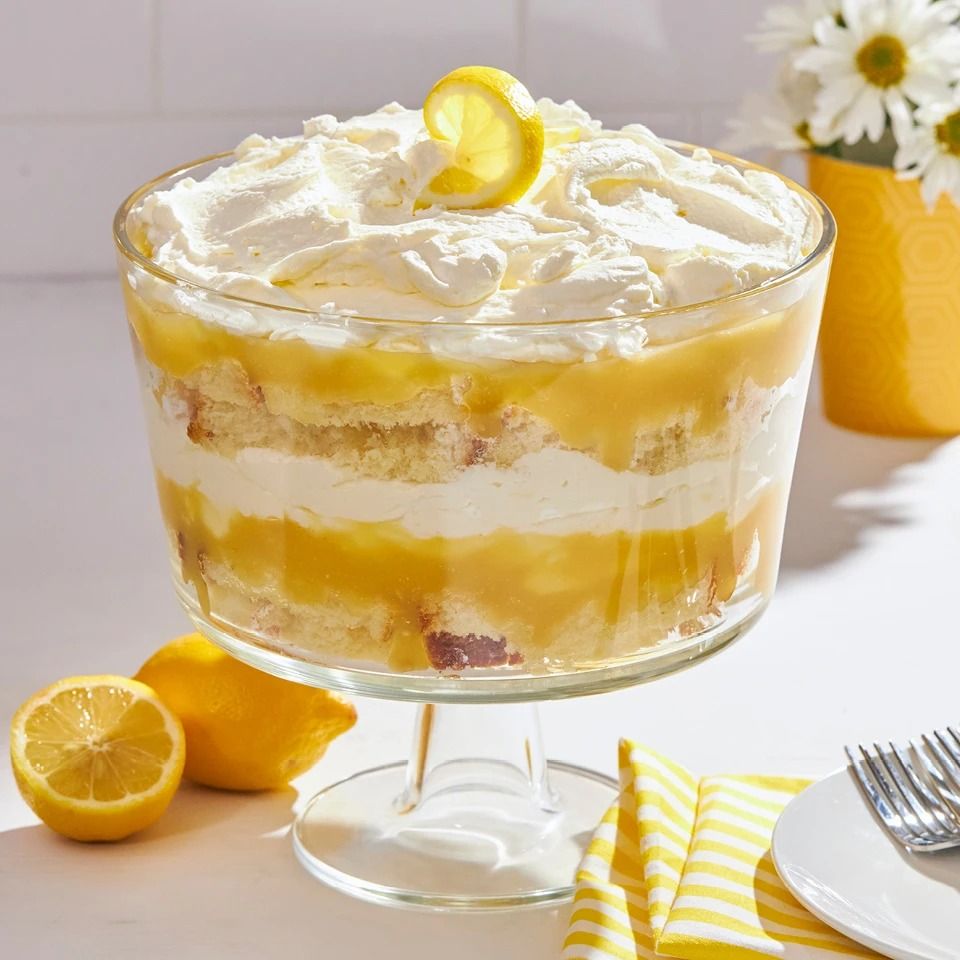 Zitronen-Trifle – Erfrischendes Sommerdessert von Liplde