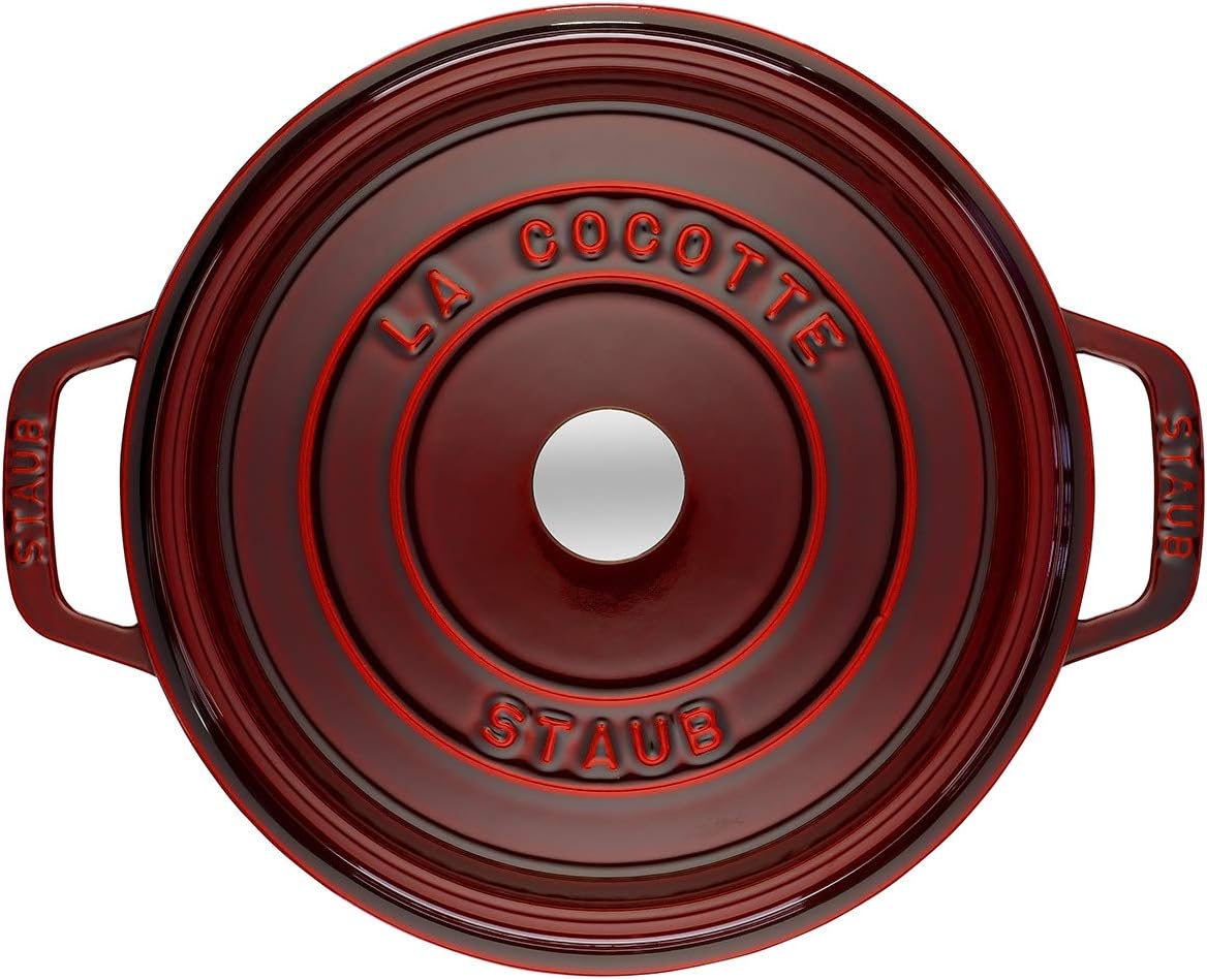 STAUB Garnek żeliwny, okrągły 28 cm, 6,7 L, Czarny