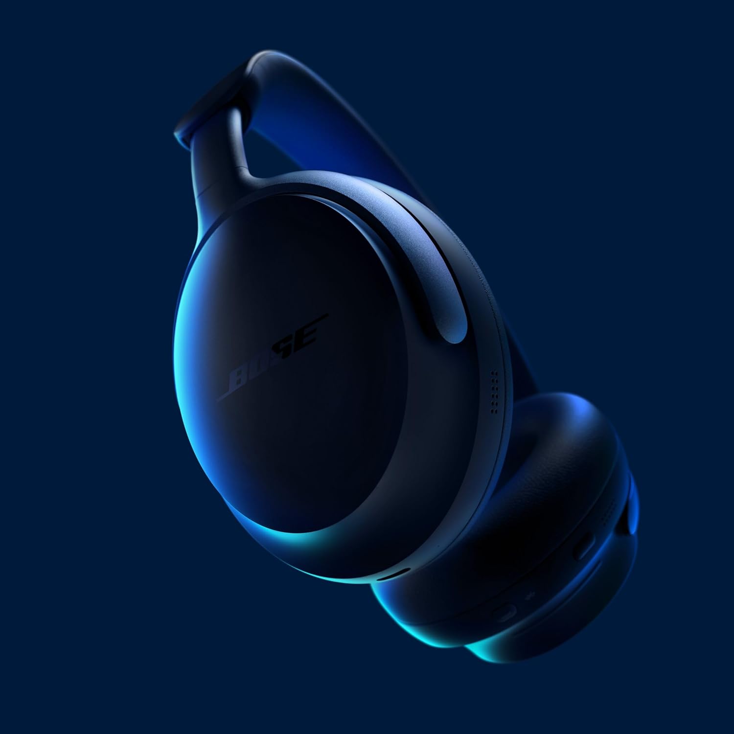 Bose QuietComfort Ultra Słuchawki bezprzewodowe z redukcją szumów i dźwiękiem przestrzennym, słuchawki nauszne z mikrofonem, do 24 godzin pracy na akumulatorze, Czarny