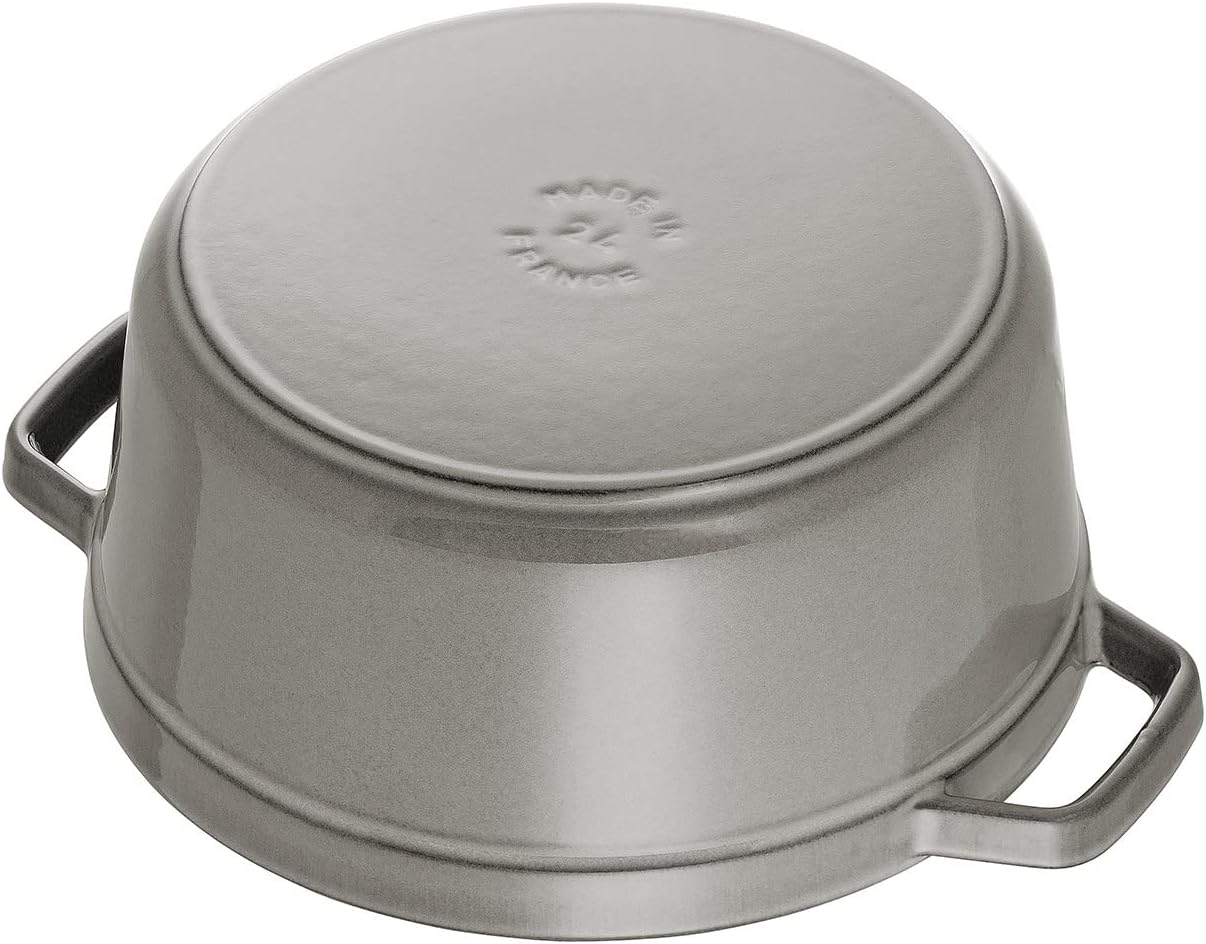 STAUB Garnek żeliwny, okrągły 28 cm, 6,7 L, Czarny
