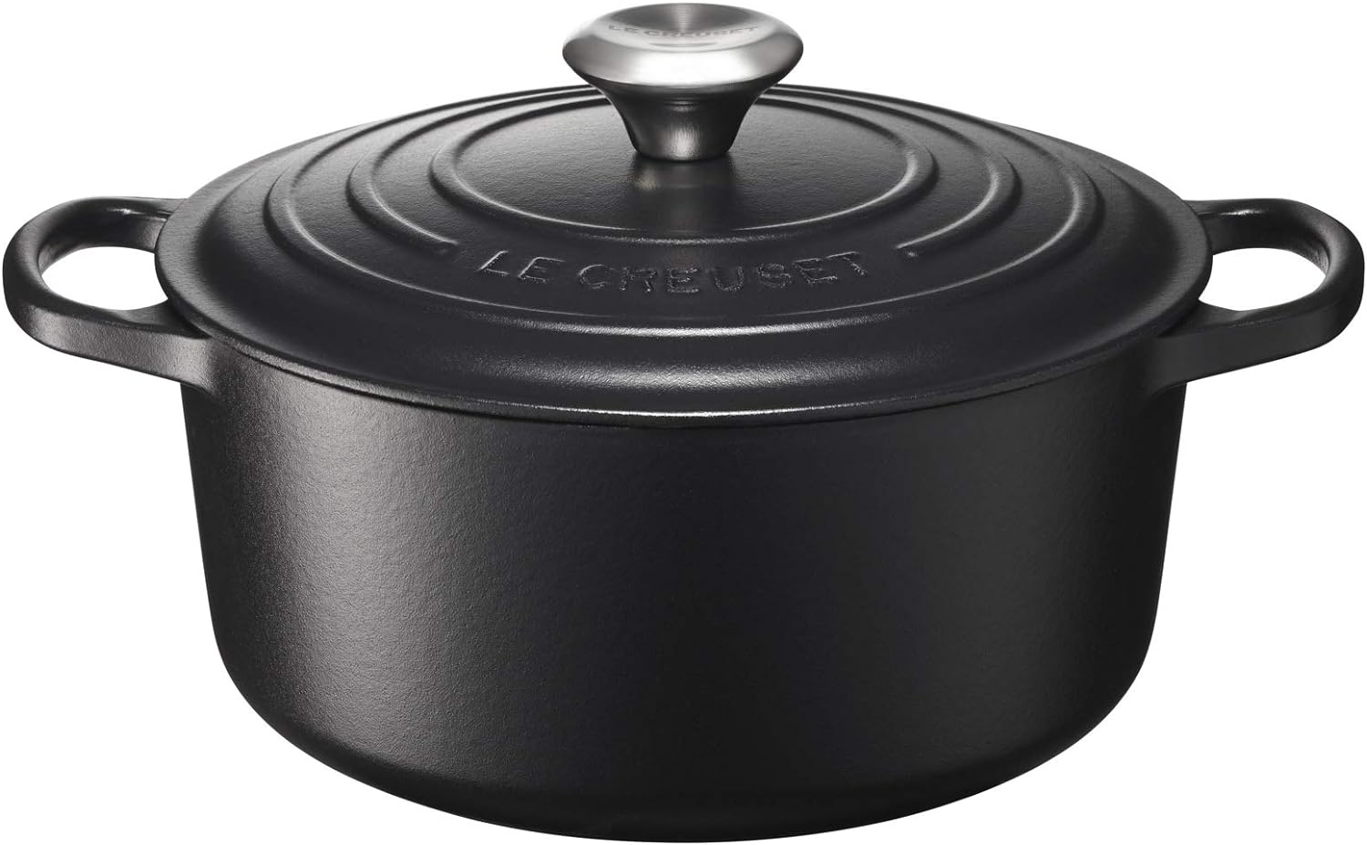 Le Creuset Signature żeliwne naczynie do pieczenia z pokrywką, Ø 26 cm, okrągłe, nadaje się do wszystkich rodzajów kuchenek i kuchenek indukcyjnych, pojemność: 5,3 l, 5,135 kg, kolor czerwony