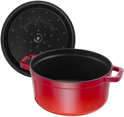STAUB Garnek żeliwny, okrągły 28 cm, 6,7 L, Czarny