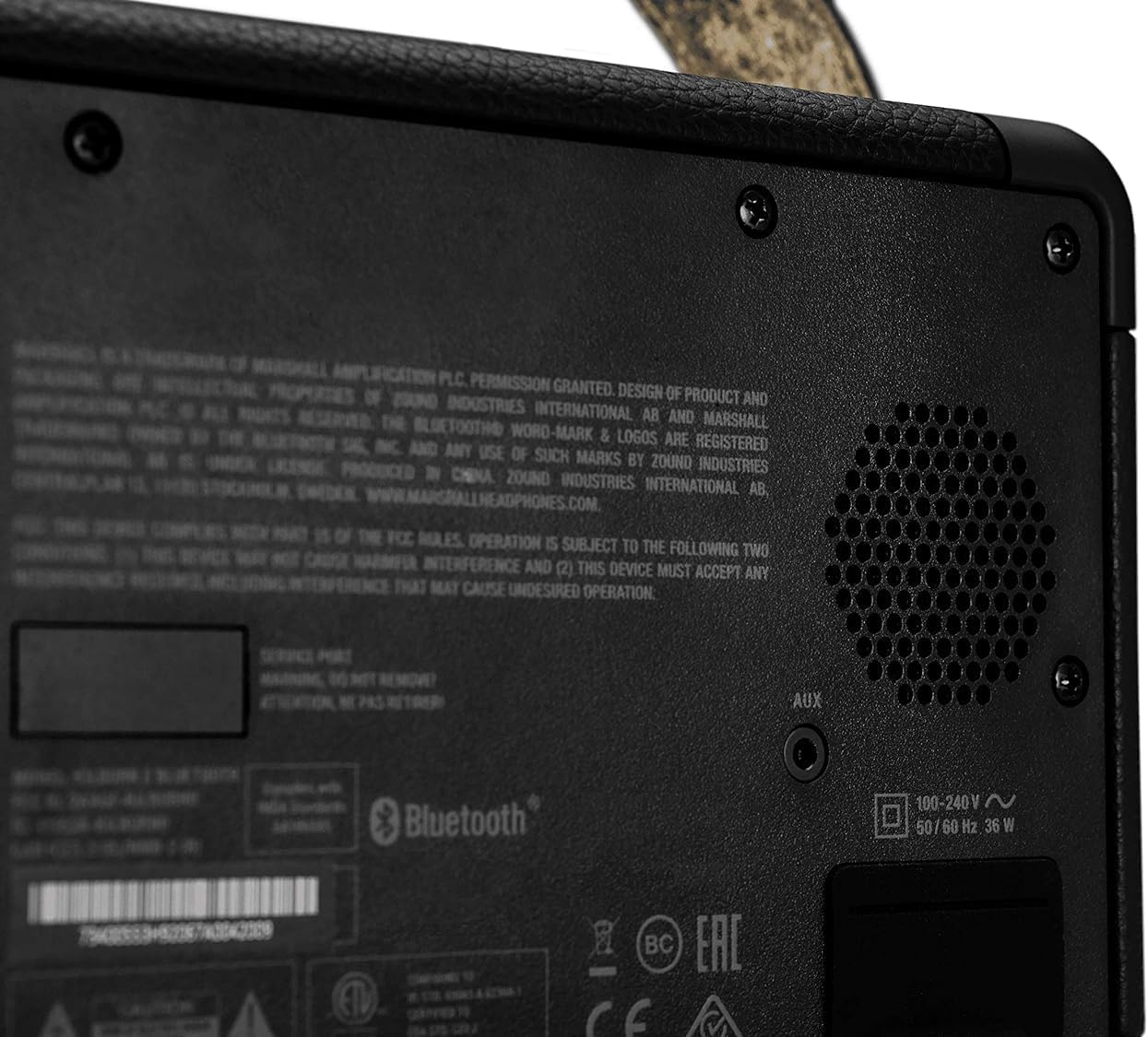 Marshall Kilburn Ii 1005923 Głośnik Bluetooth, Czarny, 8 W, 2,5 kg