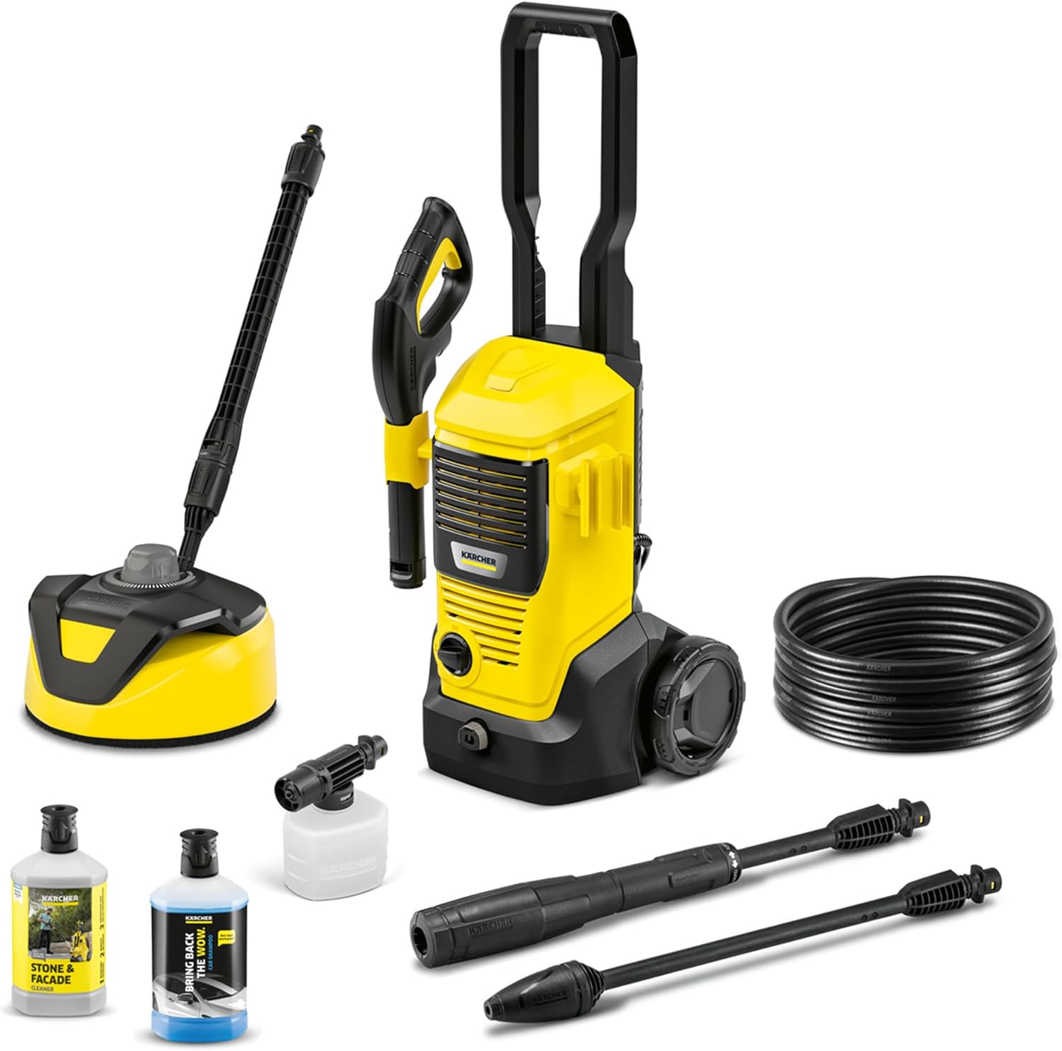 Kärcher myjka ciśnieniowa K 4 Power Control Flex Home, 130 bar, 420 l/h, powierzchnia: 30 m²/h, filtr wody, waga: 11,5 kg, pistolet ciśnieniowy, lanca rotacyjna, dysza strumieniowa, zestaw domowy