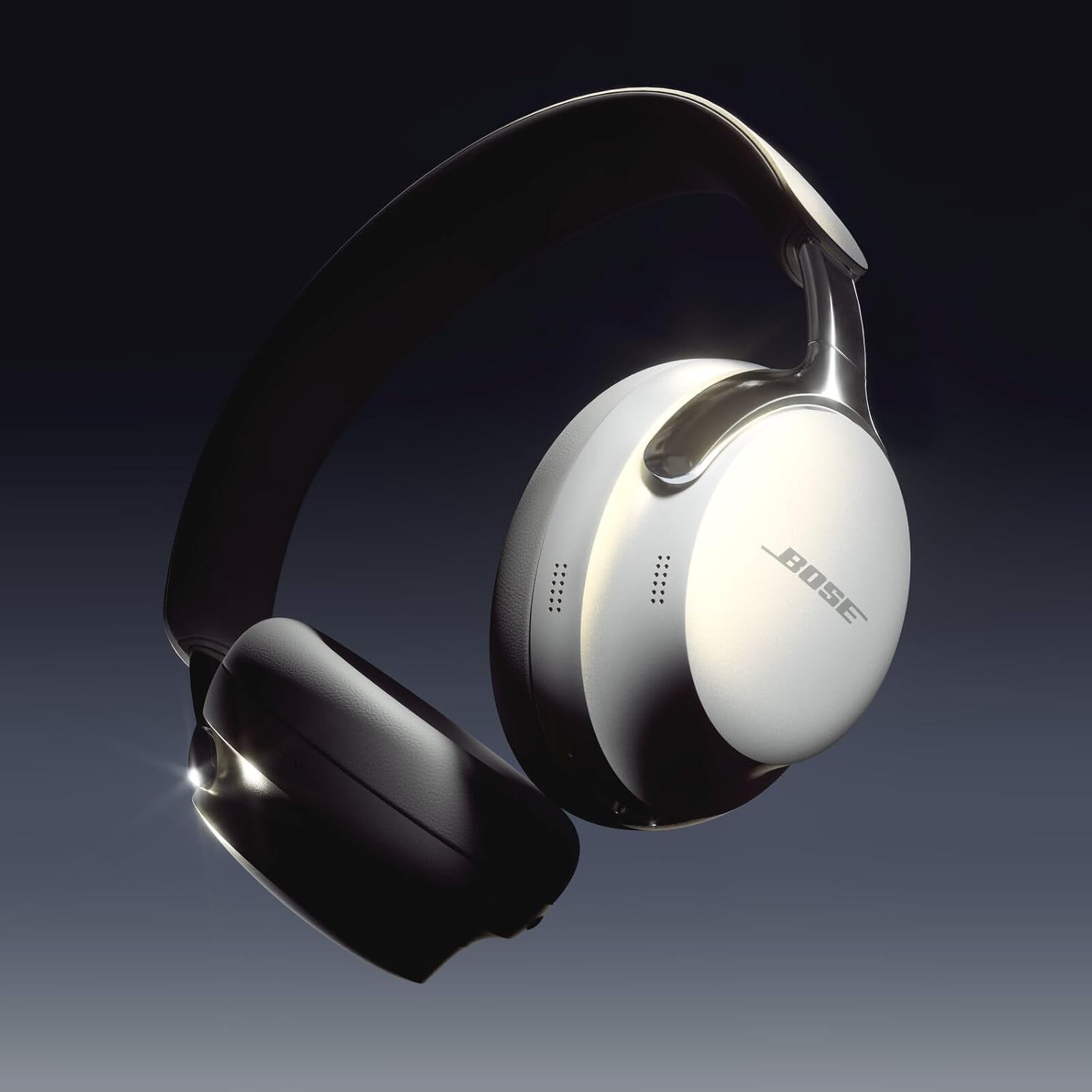 Bose QuietComfort Ultra Słuchawki bezprzewodowe z redukcją szumów i dźwiękiem przestrzennym, słuchawki nauszne z mikrofonem, do 24 godzin pracy na akumulatorze, Czarny