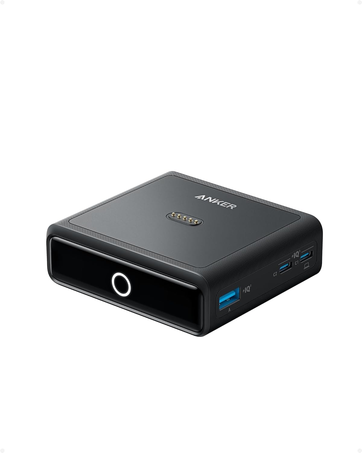 Anker Prime power bank 27650 mAh 250W w zestawie baza ładująca, szybkie ładowanie, kompaktowa przenośna ładowarka do podróży, kontrola aplikacji, kompatybilny z MacBook, iPhone, iPad i innymi