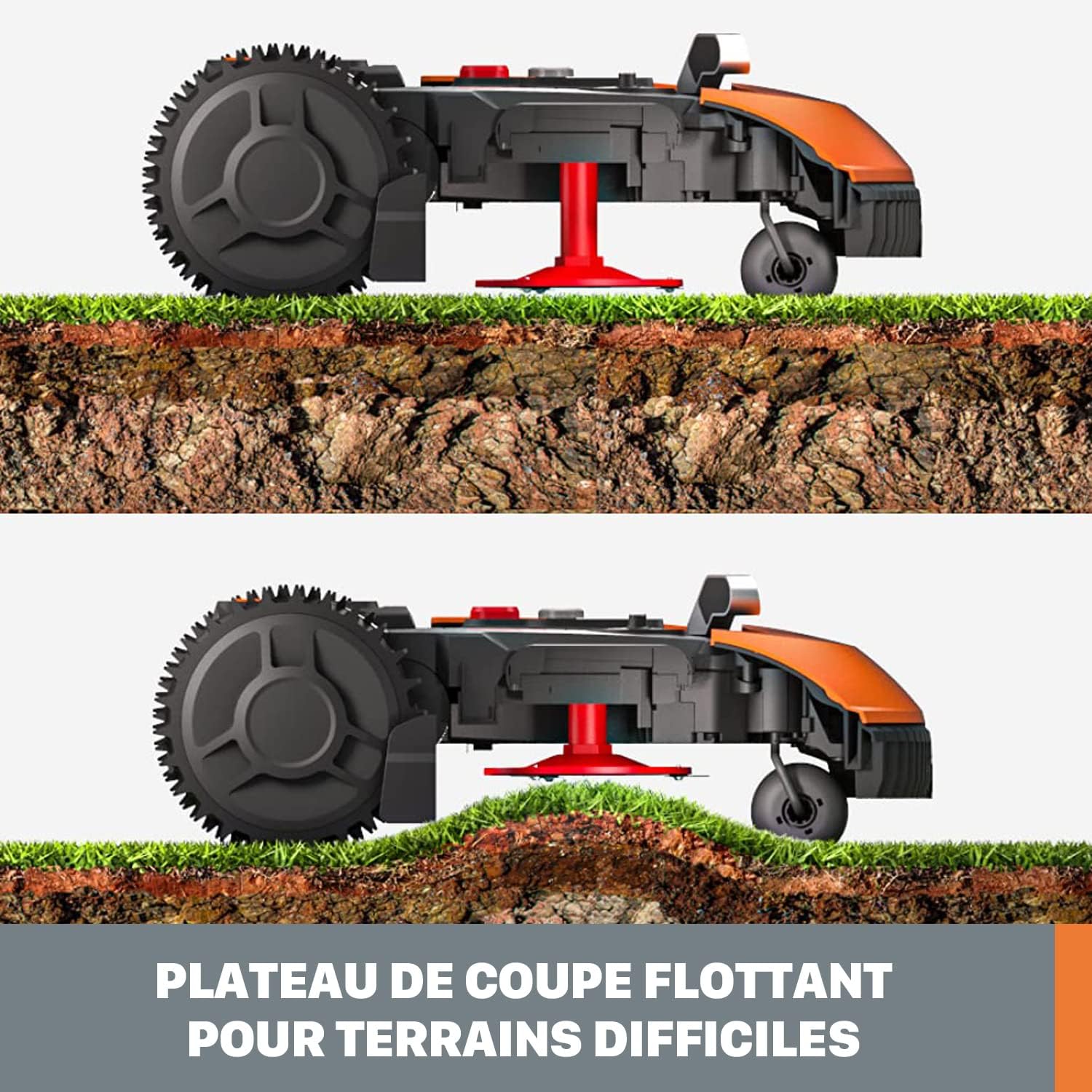 WORX Landroid M500 Plus WR165E Robot Koszący do 500 m²