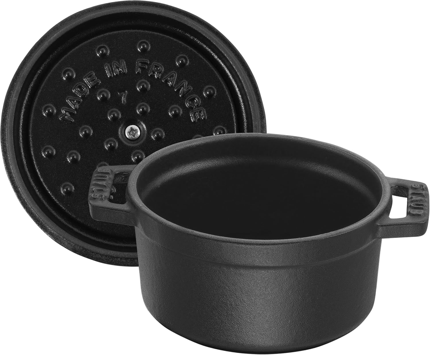 STAUB Garnek żeliwny, okrągły 28 cm, 6,7 L, Czarny