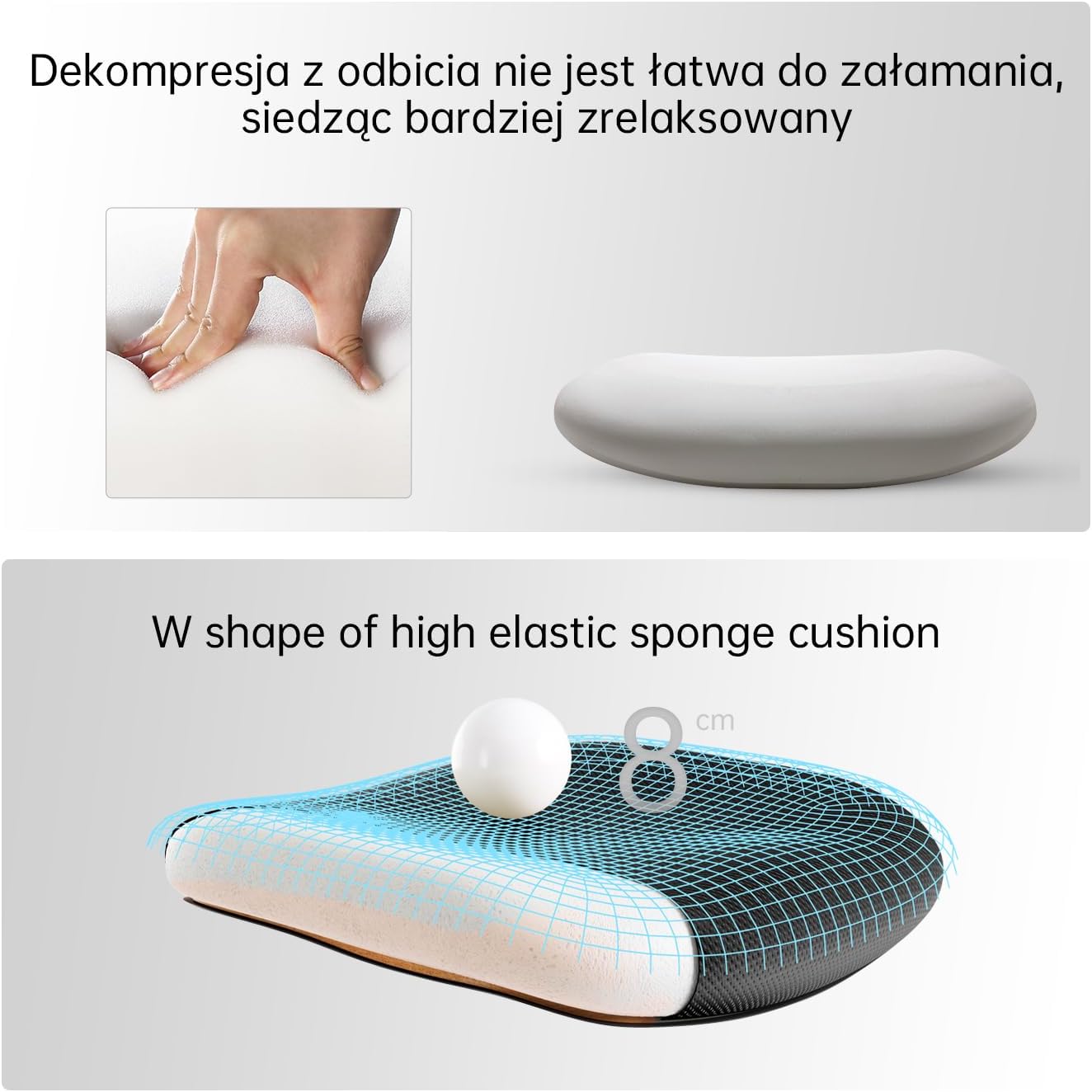 SIHOO Ergonomiczne krzesło biurowe, komputerowe krzesło biurowe z regulowanym podparciem lędźwiowym i zagłówkiem, oddychające siatkowe krzesło do gier z wygodną grubą poduszką i regulowanymi podłokietnikami, krzesło obrotowe do nauki w domu (czarne)