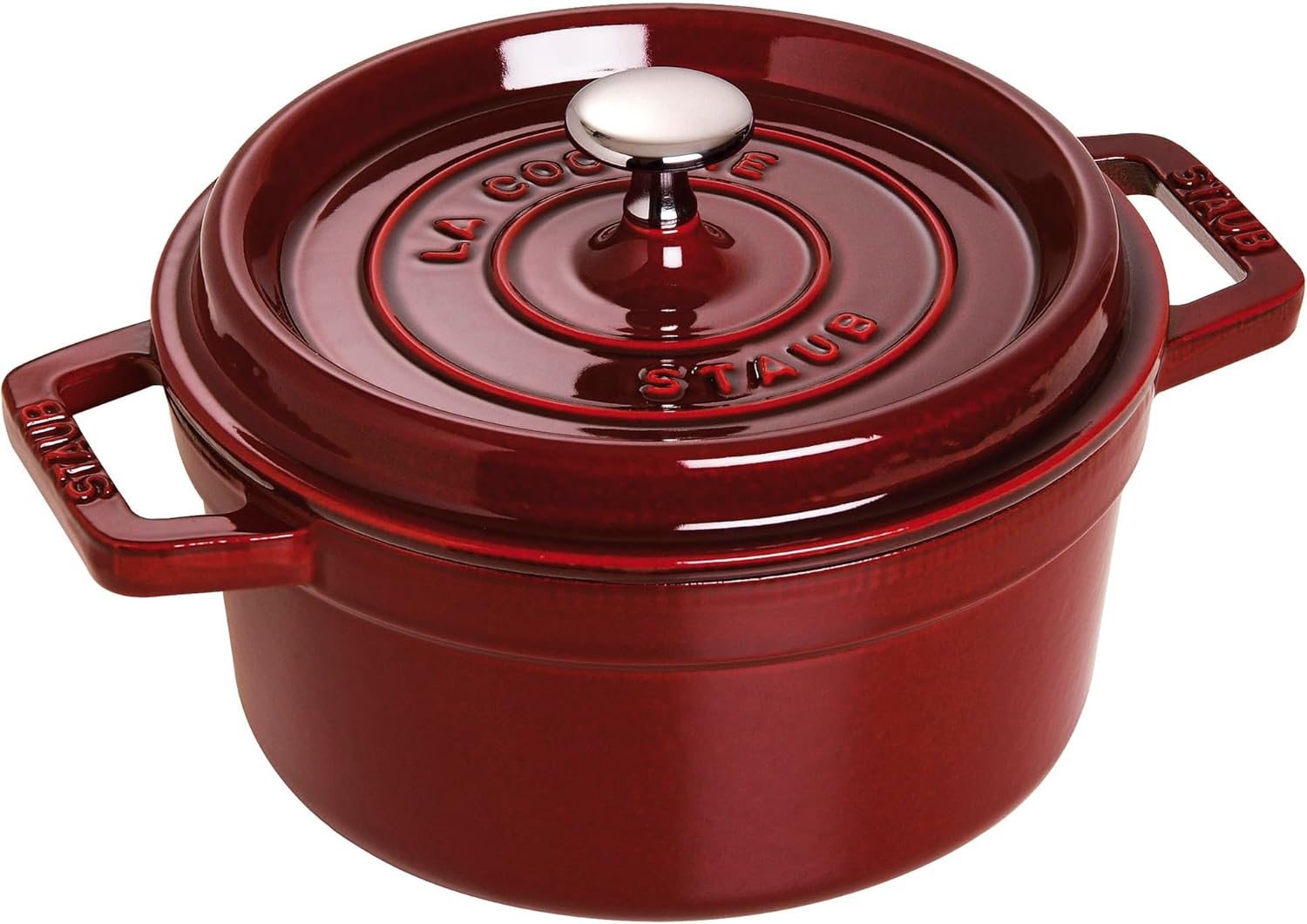STAUB Garnek żeliwny, okrągły 28 cm, 6,7 L, Czarny