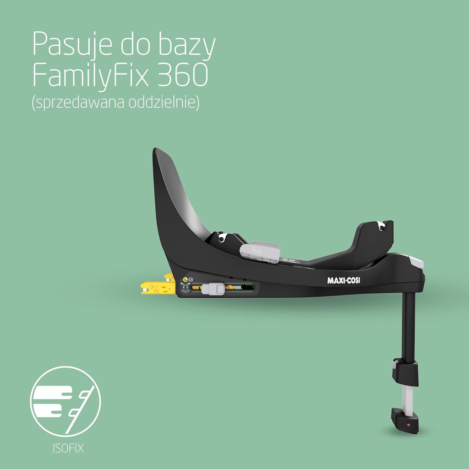 Maxi-Cosi Pearl 360 dla niemowlaka i-Size, Fotelik samochodowy obrotowy 360, od 3 miesięcy do 4 lat (61–105 cm), Obracanie jedną ręką, ClimaFlow, Uprząż z systemem Easy-In, G-CELL, Authentic Graphite