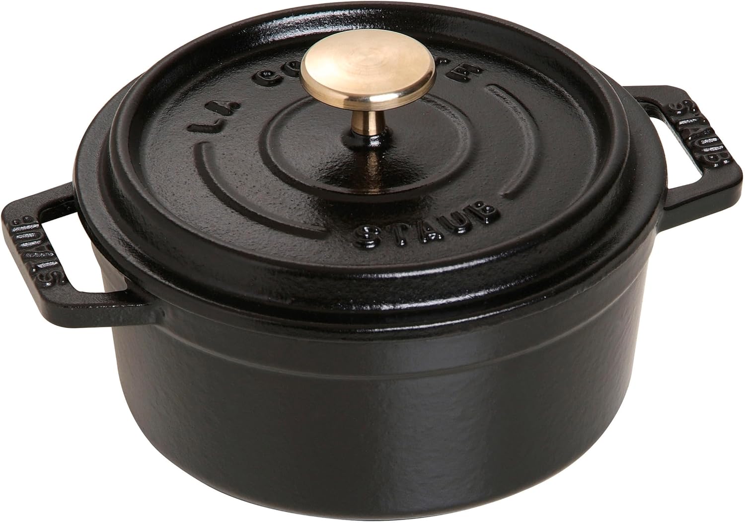 STAUB Garnek żeliwny, okrągły 28 cm, 6,7 L, Czarny