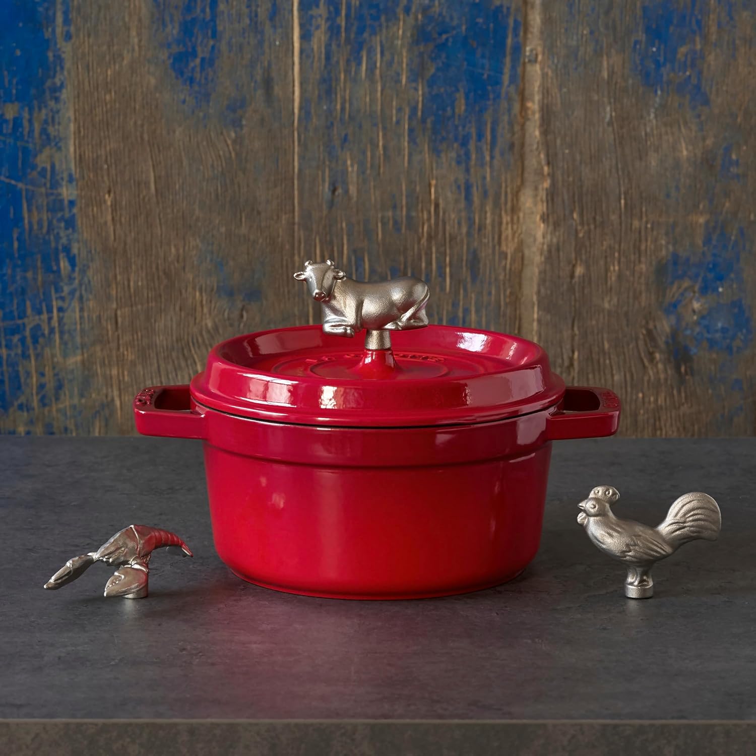 STAUB Garnek żeliwny, okrągły 28 cm, 6,7 L, Czarny