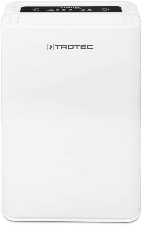 TROTEC Osuszacz powietrza elektryczny TTK 66 E – wydajność 24 L/dzień – powierzchnia 50 m² / 125 m³ – funkcja automatycznego wyłączania - do mieszkań i sypialni