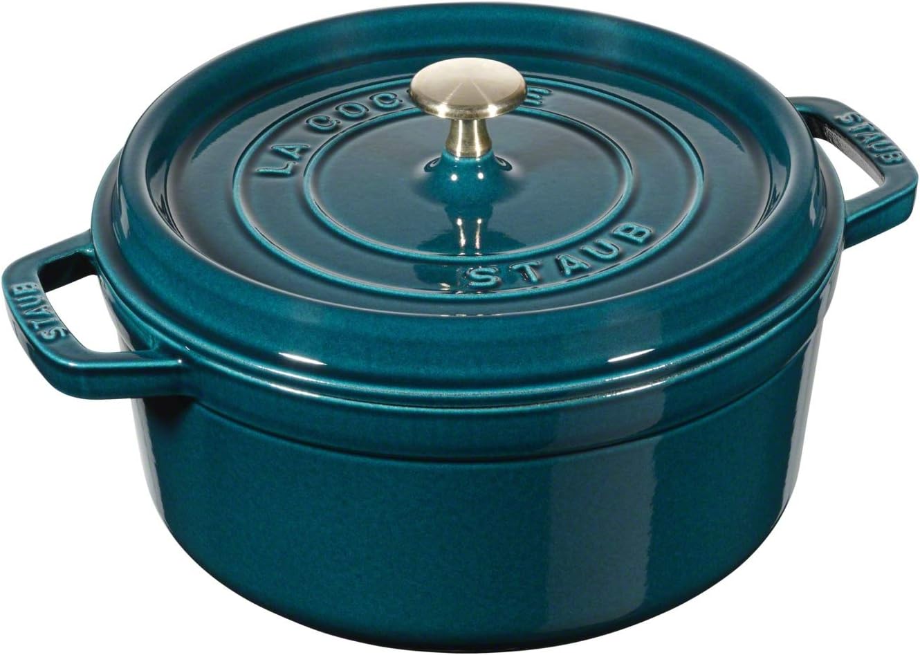 STAUB Garnek żeliwny, okrągły 28 cm, 6,7 L, Czarny
