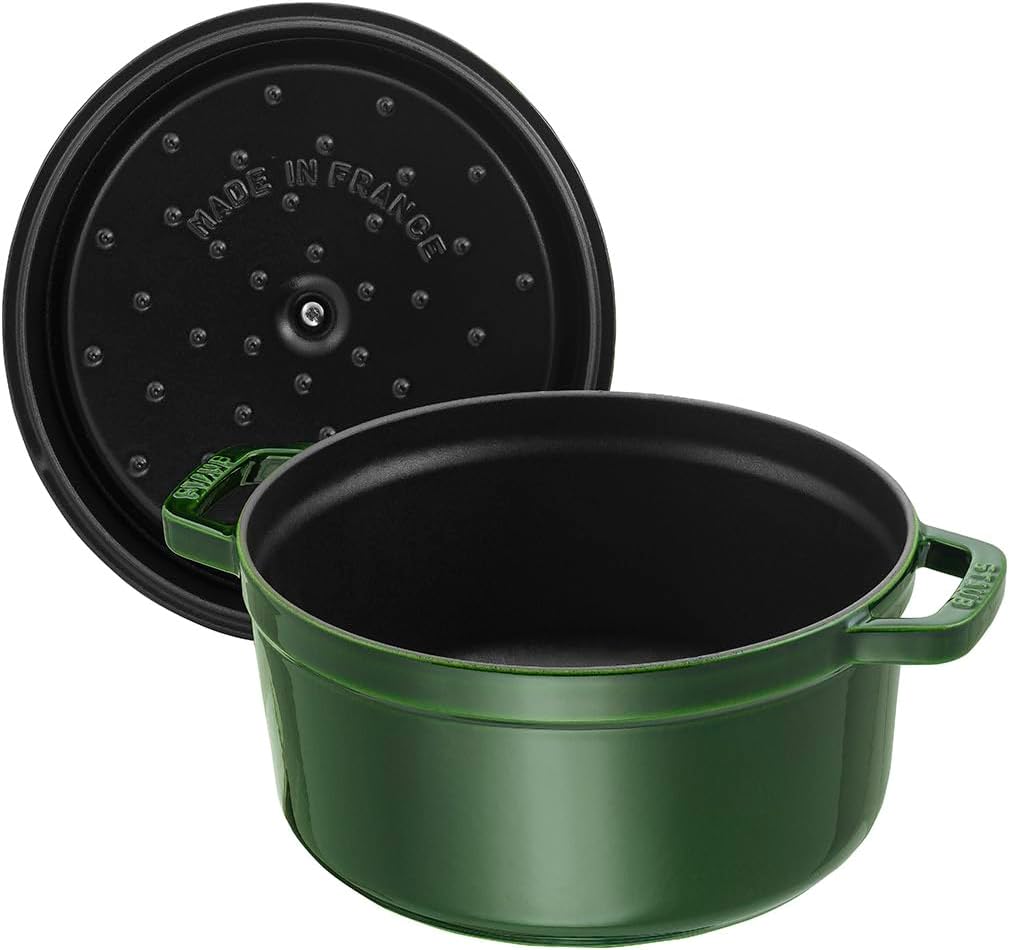STAUB Garnek żeliwny, okrągły 28 cm, 6,7 L, Czarny