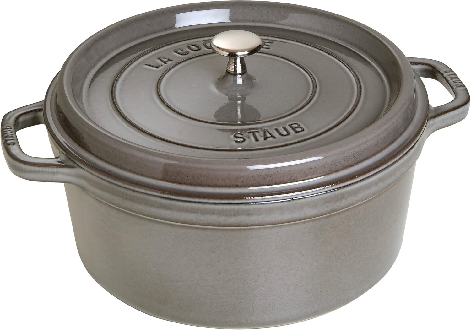 STAUB Garnek żeliwny, okrągły 28 cm, 6,7 L, Czarny