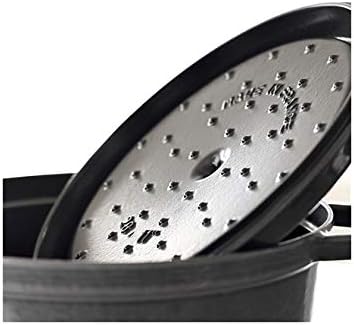 STAUB Garnek żeliwny, okrągły 28 cm, 6,7 L, Czarny